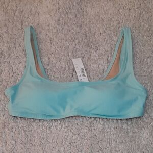 NEW J CREW  SQUARE NECK  Bikini Short Tank Style Top Size M